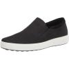 imageECCO Mens Soft 7 SlipOn 20 SneakerBlackBlack