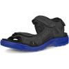 imageECCO Mens Yucatan Sport SandalBlack NubuckVirtual