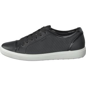 imageECCO Womens Soft 7 GoreTex Tie SneakerBlack Cap Toe