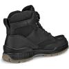 imageECCO Mens Track 25 High Goretex Waterproof Hiking BootBlack LeatherBlack Nubuck