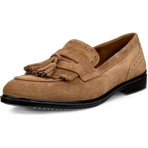 imageECCO Womens Dress Classic 15 Tassel LoaferCamel Suede