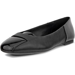 imageECCO Womens Margot Origami Ballerina Ballet FlatBlack Suede