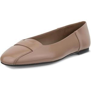 imageECCO Womens Margot Origami Ballerina Ballet FlatTaupe Patent