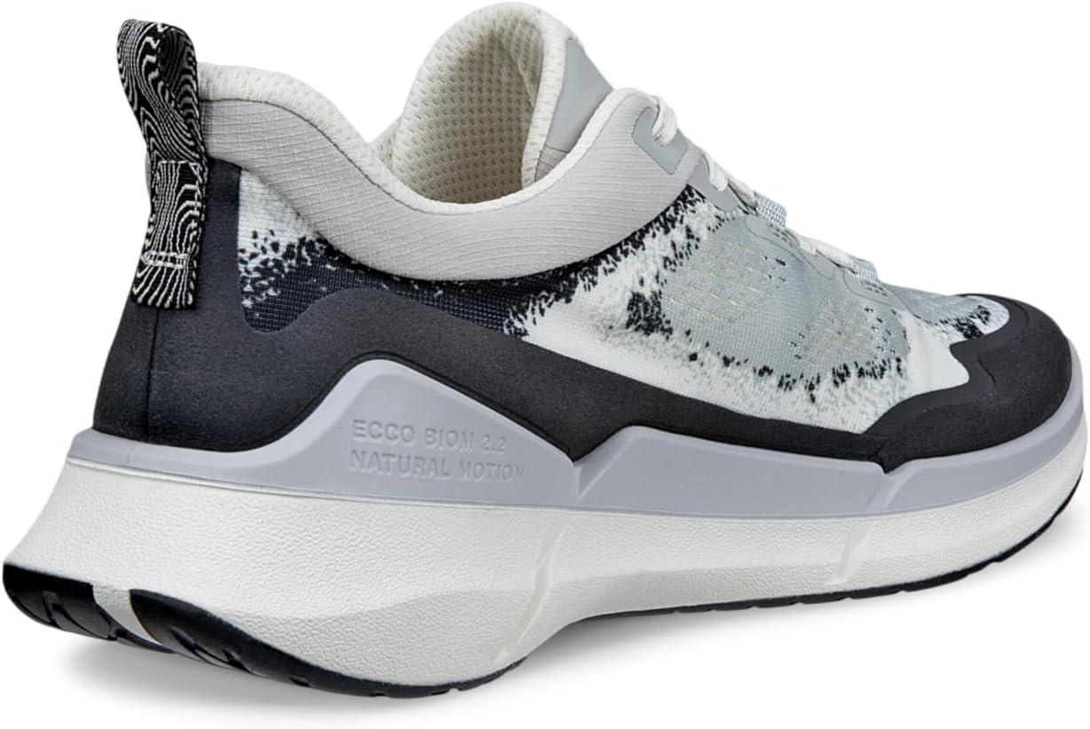 imageECCO Mens Biom 22 Textile Runner Walking SneakerMagnetConcreteWhite