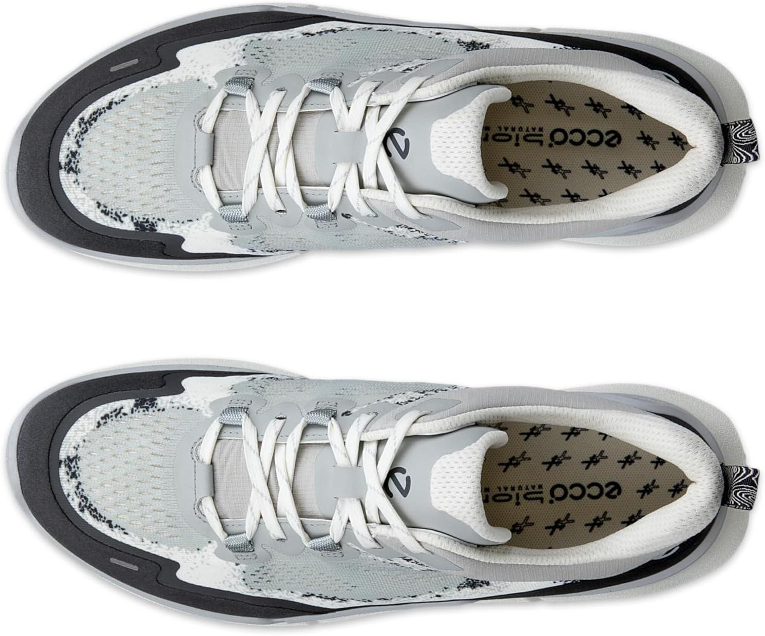 imageECCO Mens Biom 22 Textile Runner Walking SneakerMagnetConcreteWhite