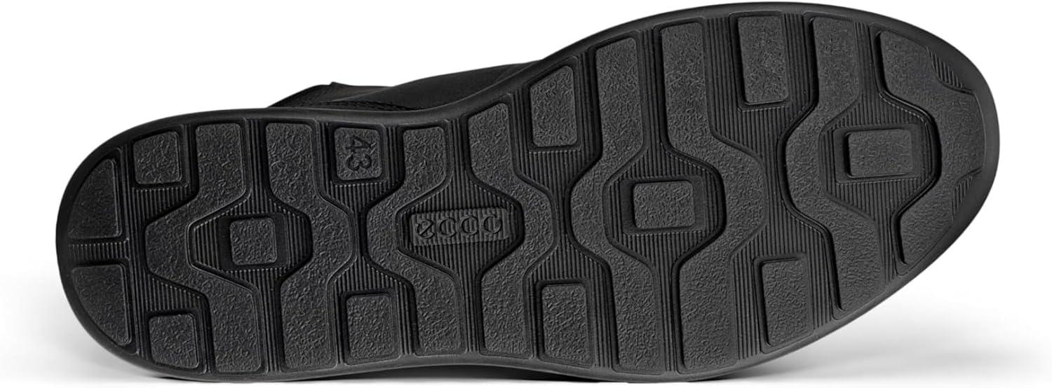 imageECCO Mens Byway 20 High Top Waterproof Ankle BootBlackBlack Nubuck