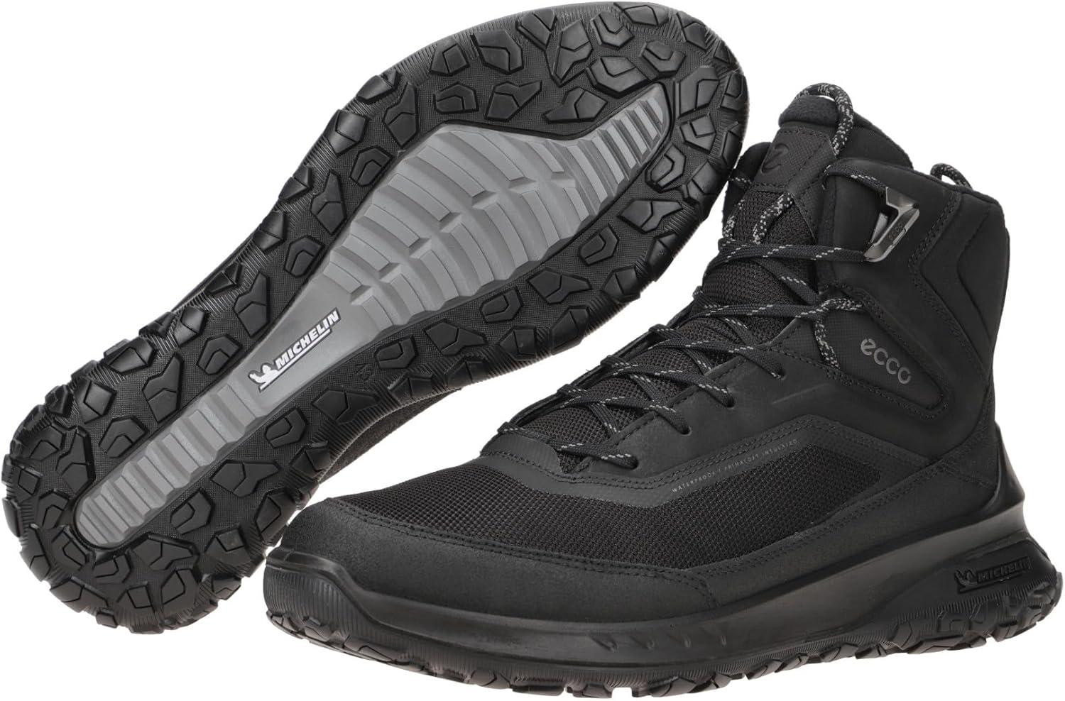 imageECCO Mens Classic ULTTrnBlackBlack Nubuck