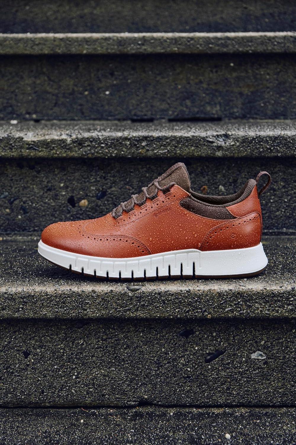 imageECCO Mens Gruuv Studio Wingtip Goretex WaterproofCognac