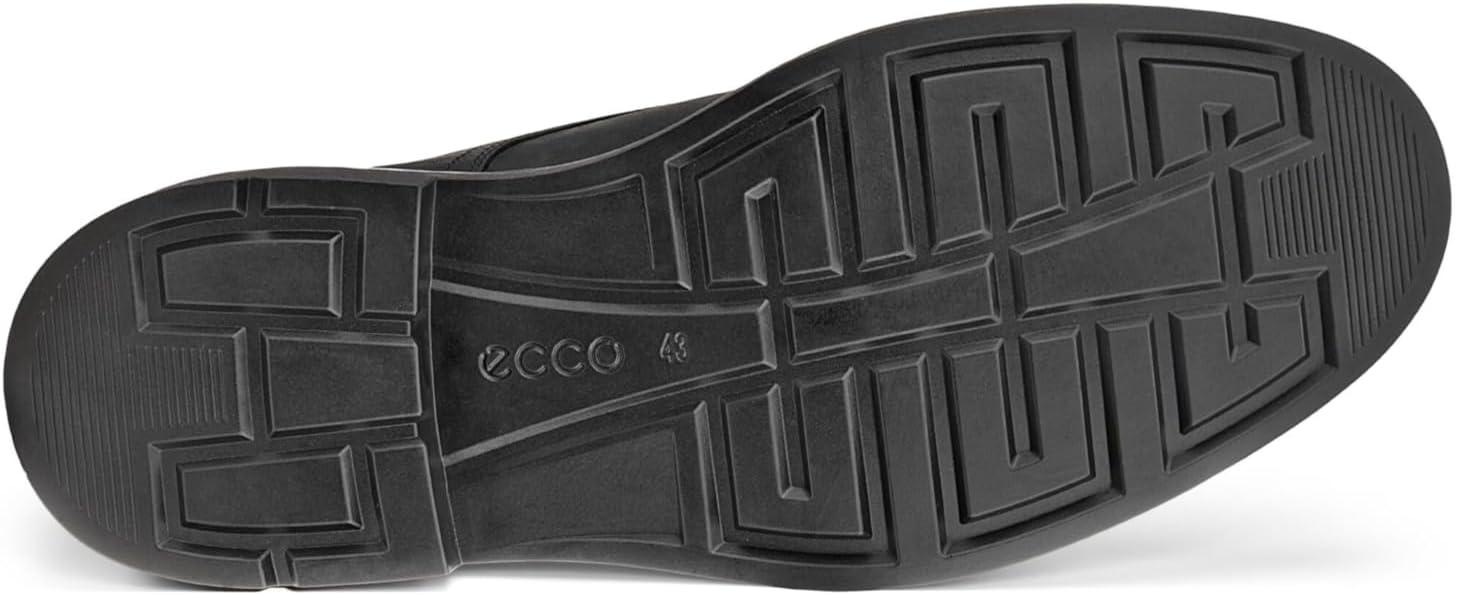 imageECCO Mens London Lace Up Waterproof Chukka BootBlack Nubuck