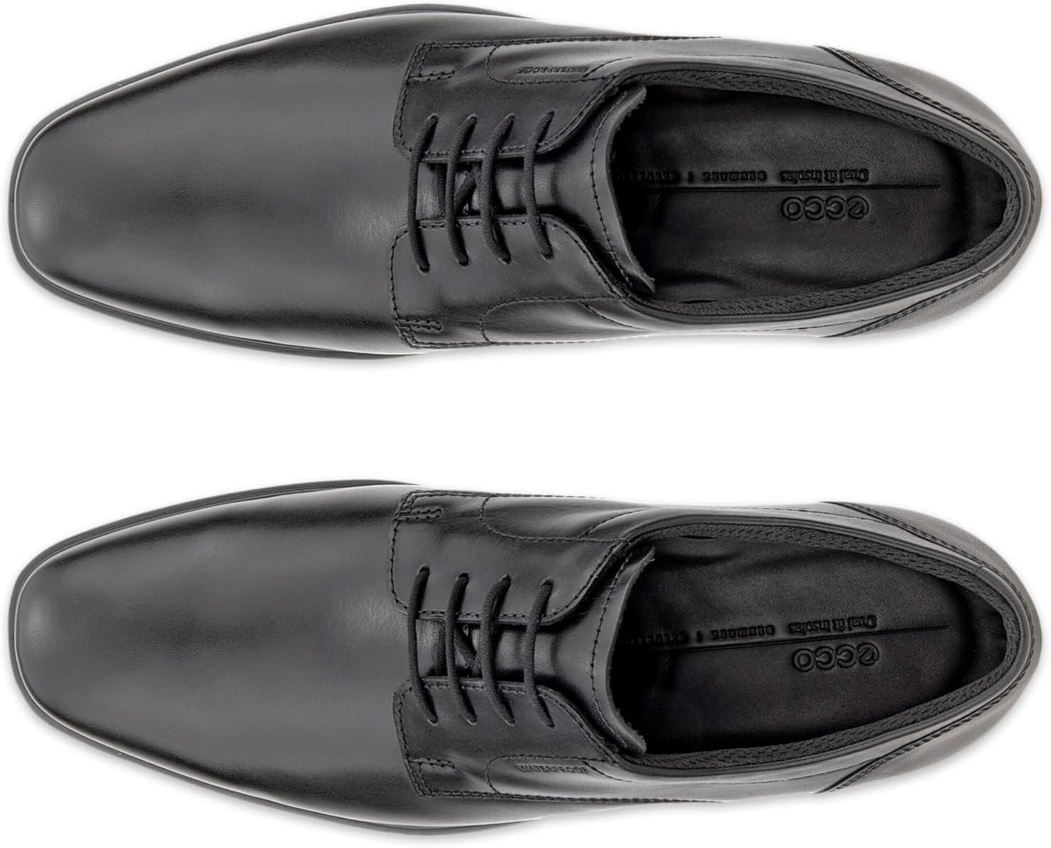 imageECCO Mens Milan Plain Toe Derby WaterproofBlack