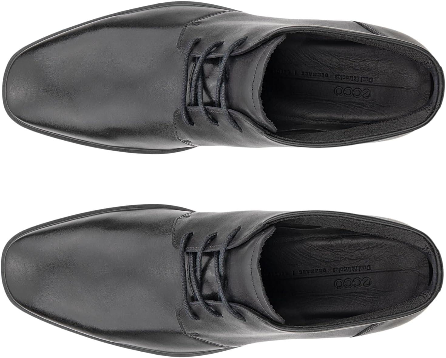 imageECCO Mens Milan Plain Toe Lace Up Chukka BootBlack