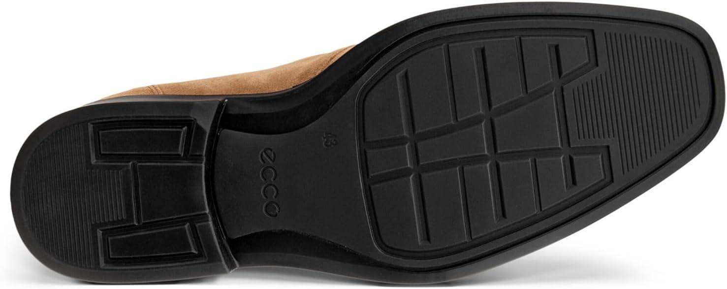 imageECCO Mens Milan Plain Toe Lace Up Chukka BootCamel Suede