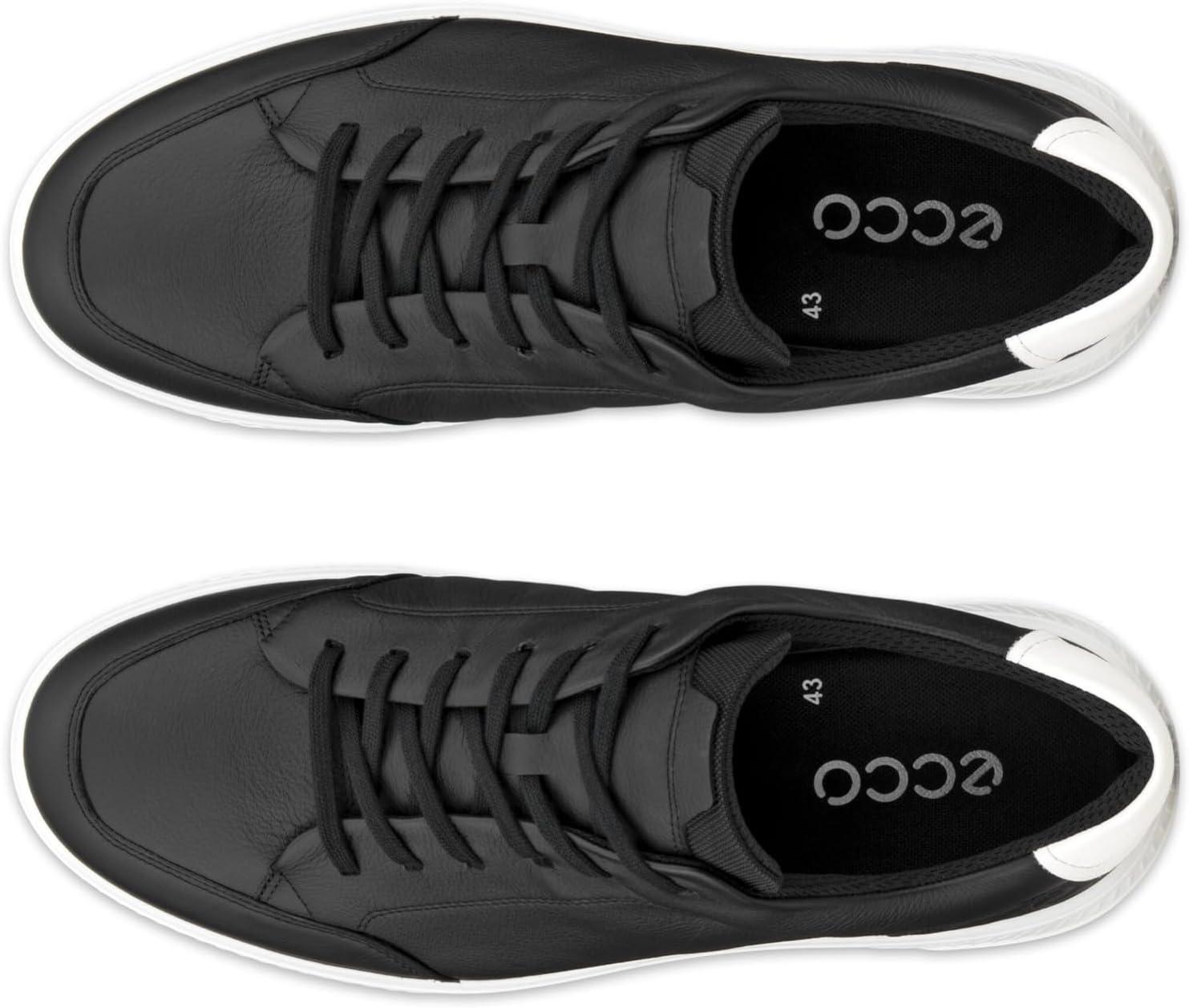 imageECCO Mens Move Retro SneakerBlackWhite