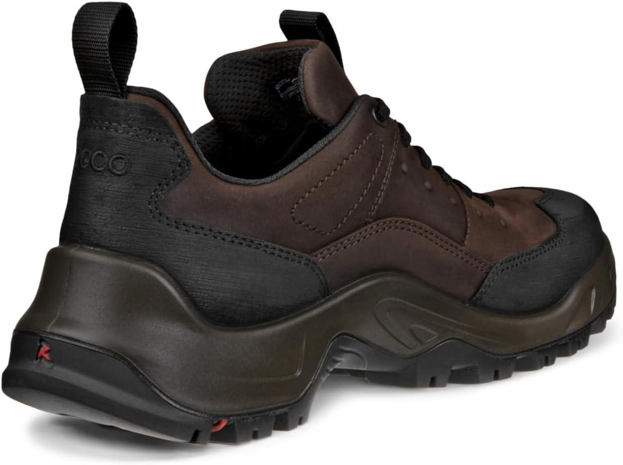 imageECCO Mens Offroad Waterproof Lace UpBlack NubuckMocha Oil Nubuck
