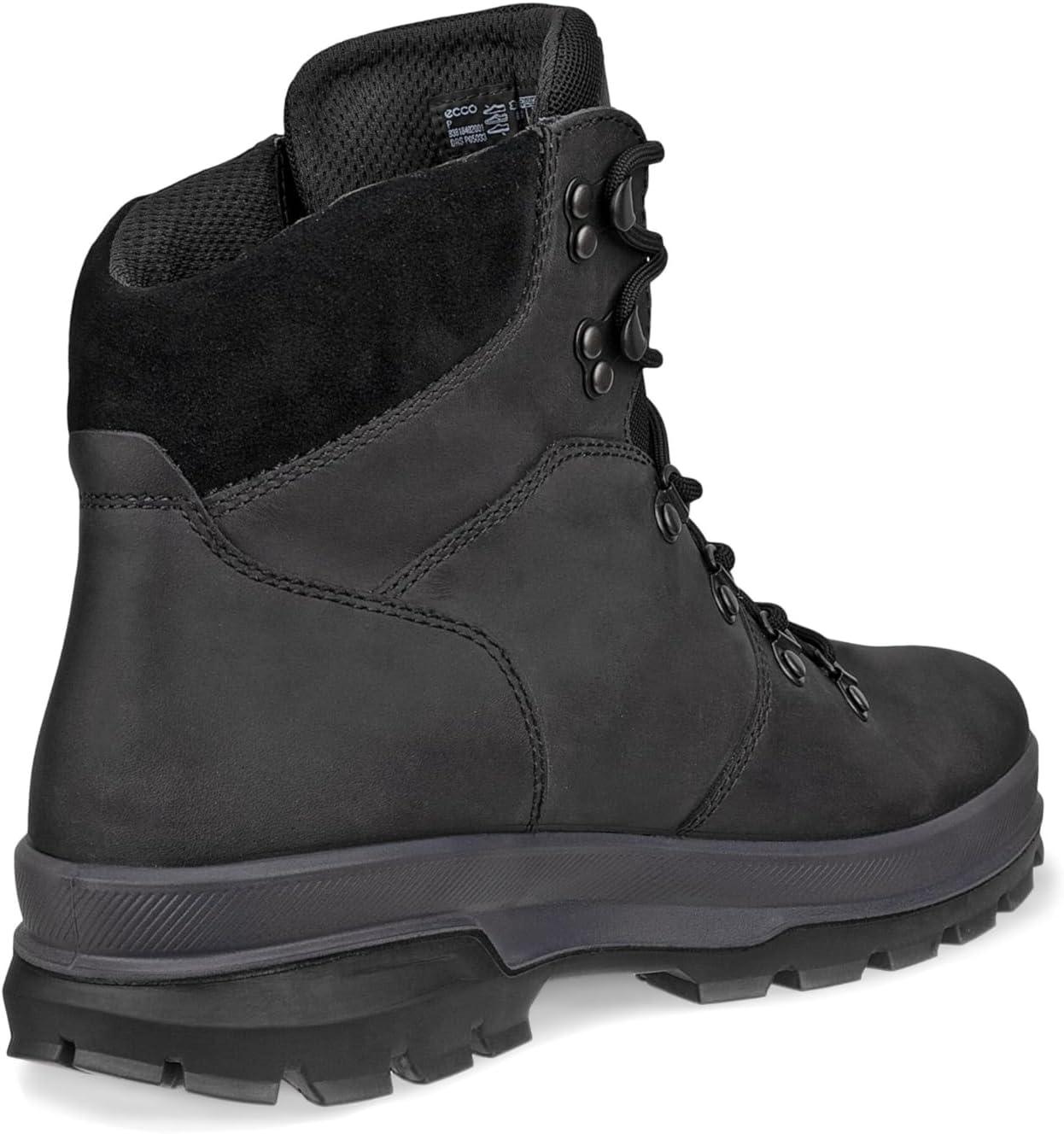 imageECCO Mens Rugged Track Plain Toe High Waterproof Hiking BootBlack