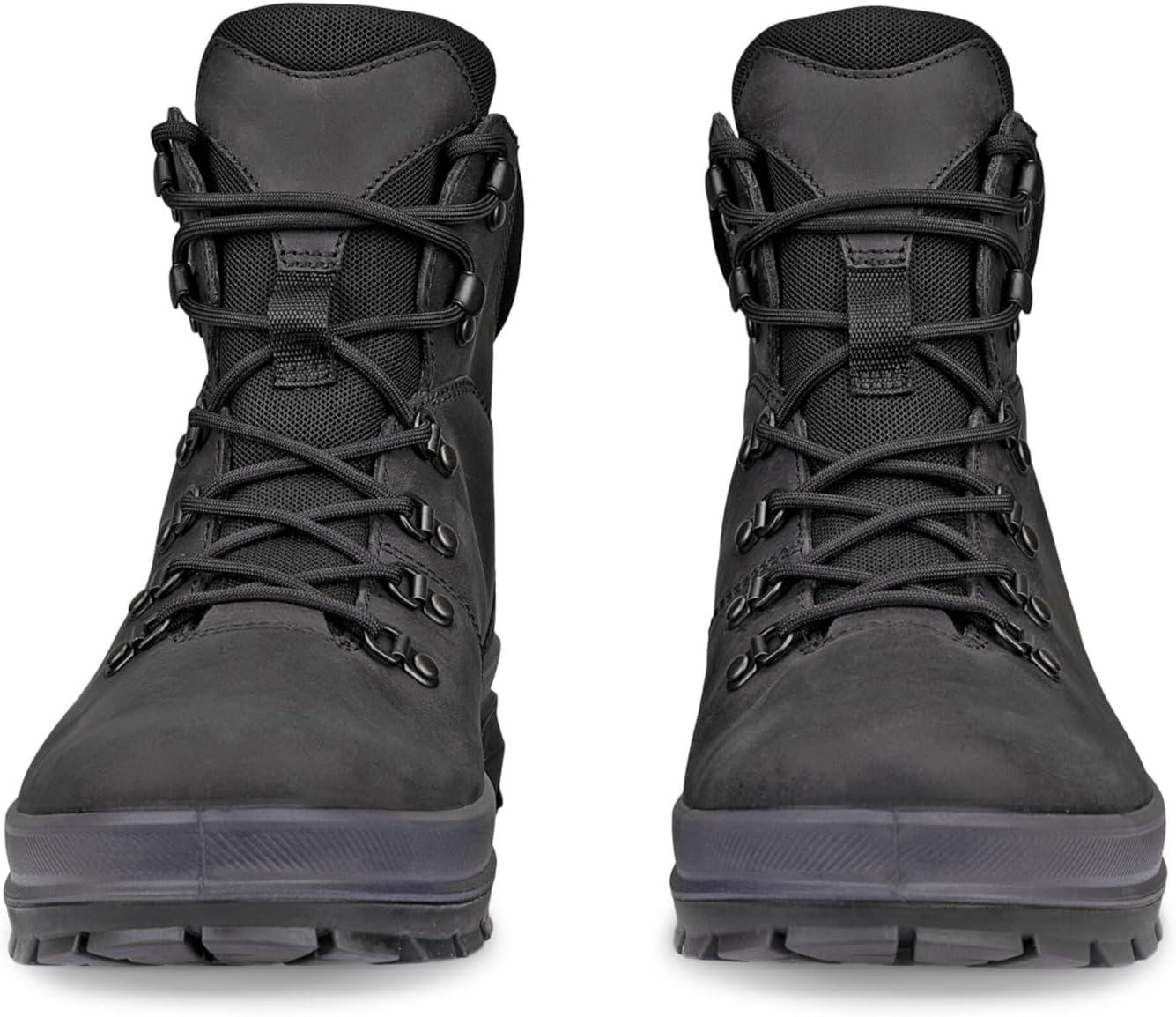 imageECCO Mens Rugged Track Plain Toe High Waterproof Hiking BootBlack