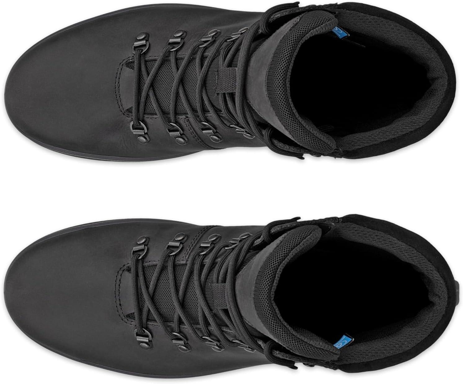 imageECCO Mens Rugged Track Plain Toe High Waterproof Hiking BootBlack