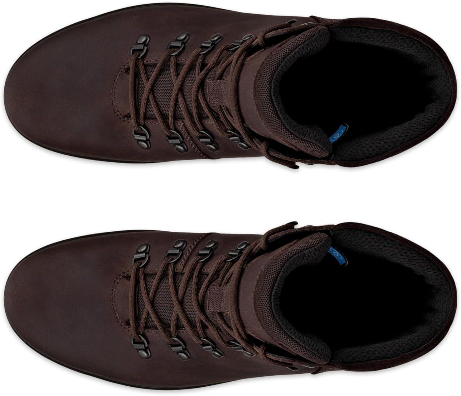 imageECCO Mens Rugged Track Plain Toe High Waterproof Hiking BootCoffee