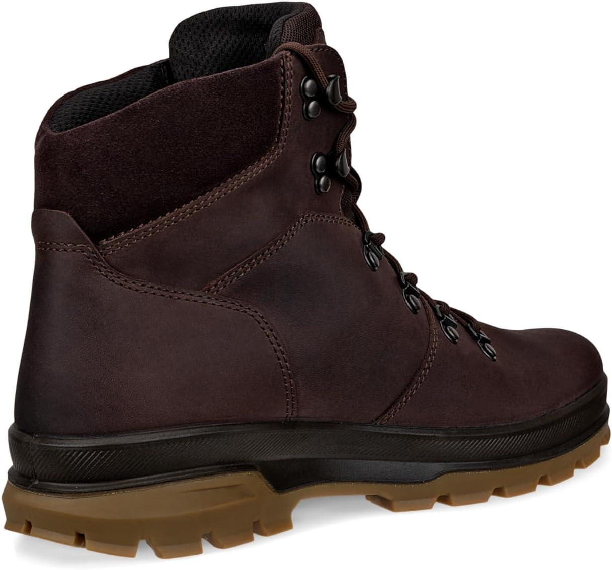 imageECCO Mens Rugged Track Plain Toe High Waterproof Hiking BootCoffee