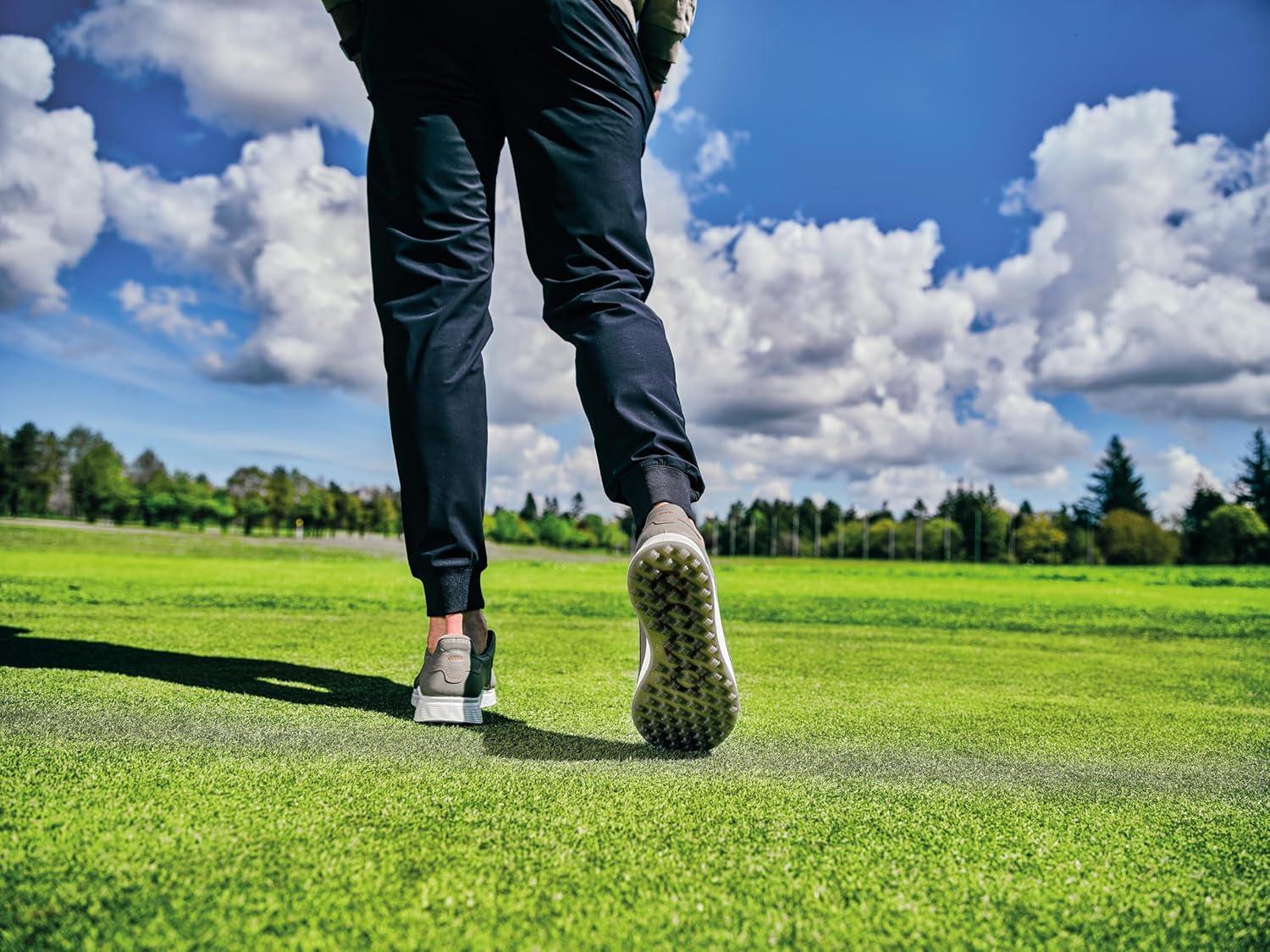 imageECCO Mens S Casual Lace Waterproof Golf ShoeVetiver