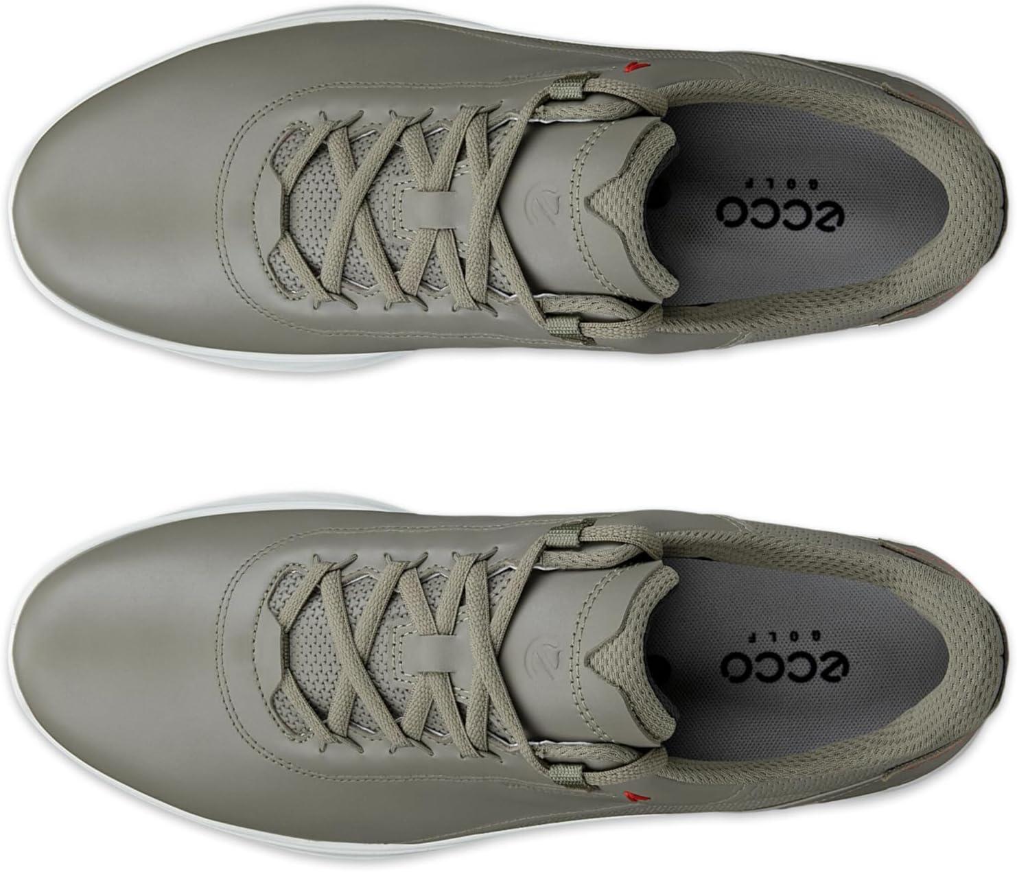 imageECCO Mens S Casual Lace Waterproof Golf ShoeVetiver