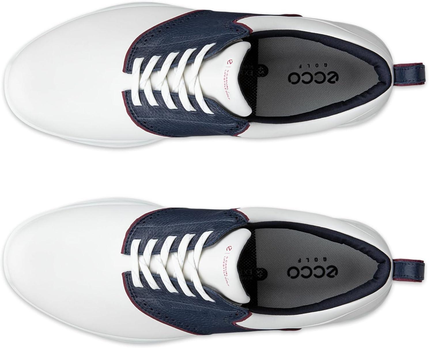 imageECCO Mens S Casual Saddle WaterproofWhiteMarine