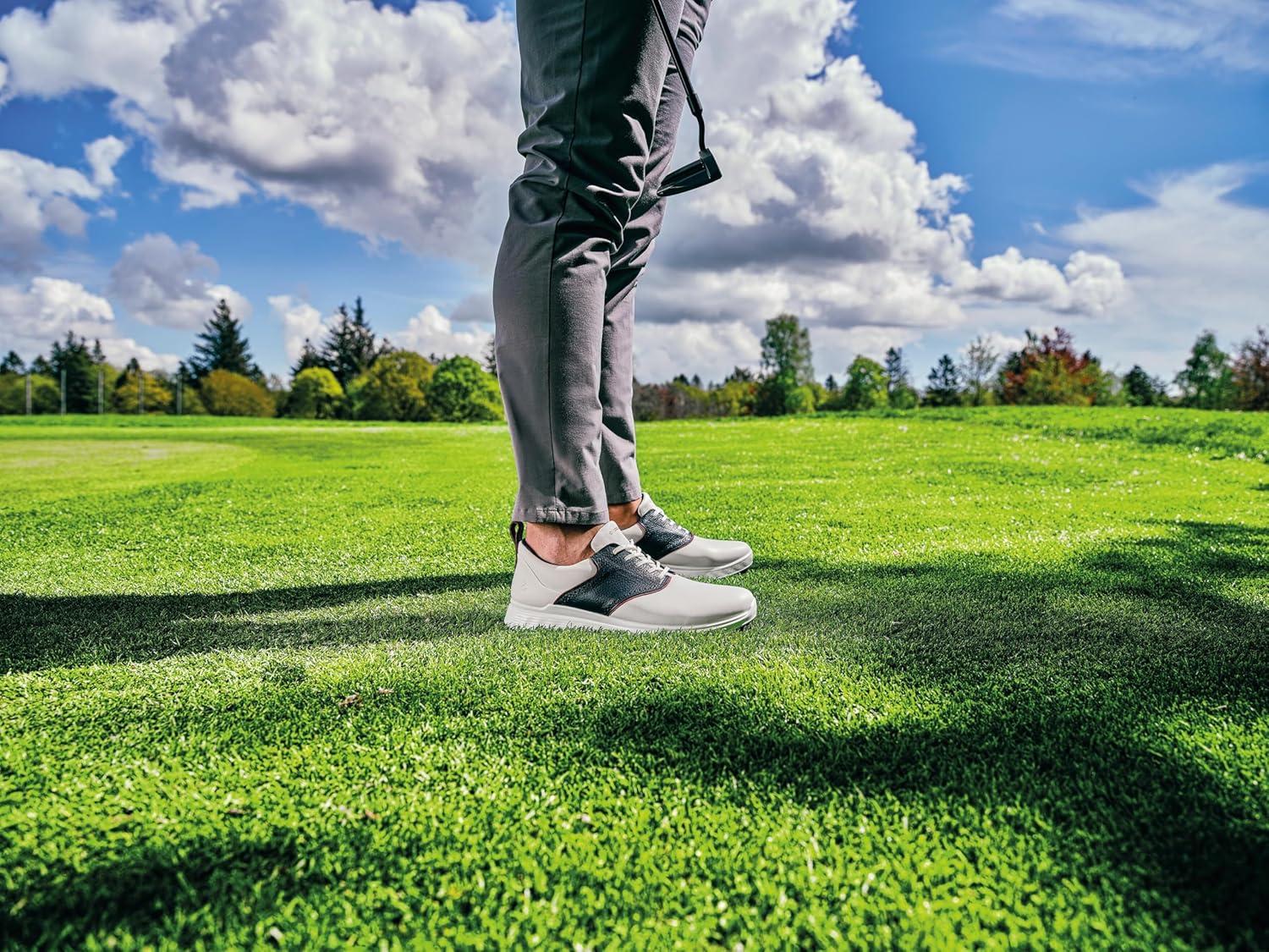 imageECCO Mens S Casual Saddle WaterproofWhiteMarine