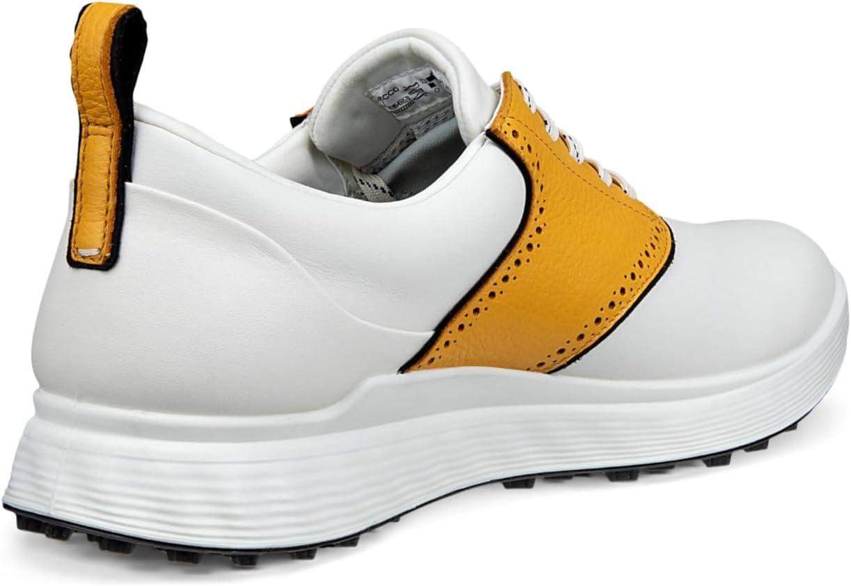 imageECCO Mens S Casual Saddle WaterproofWhiteSaffron