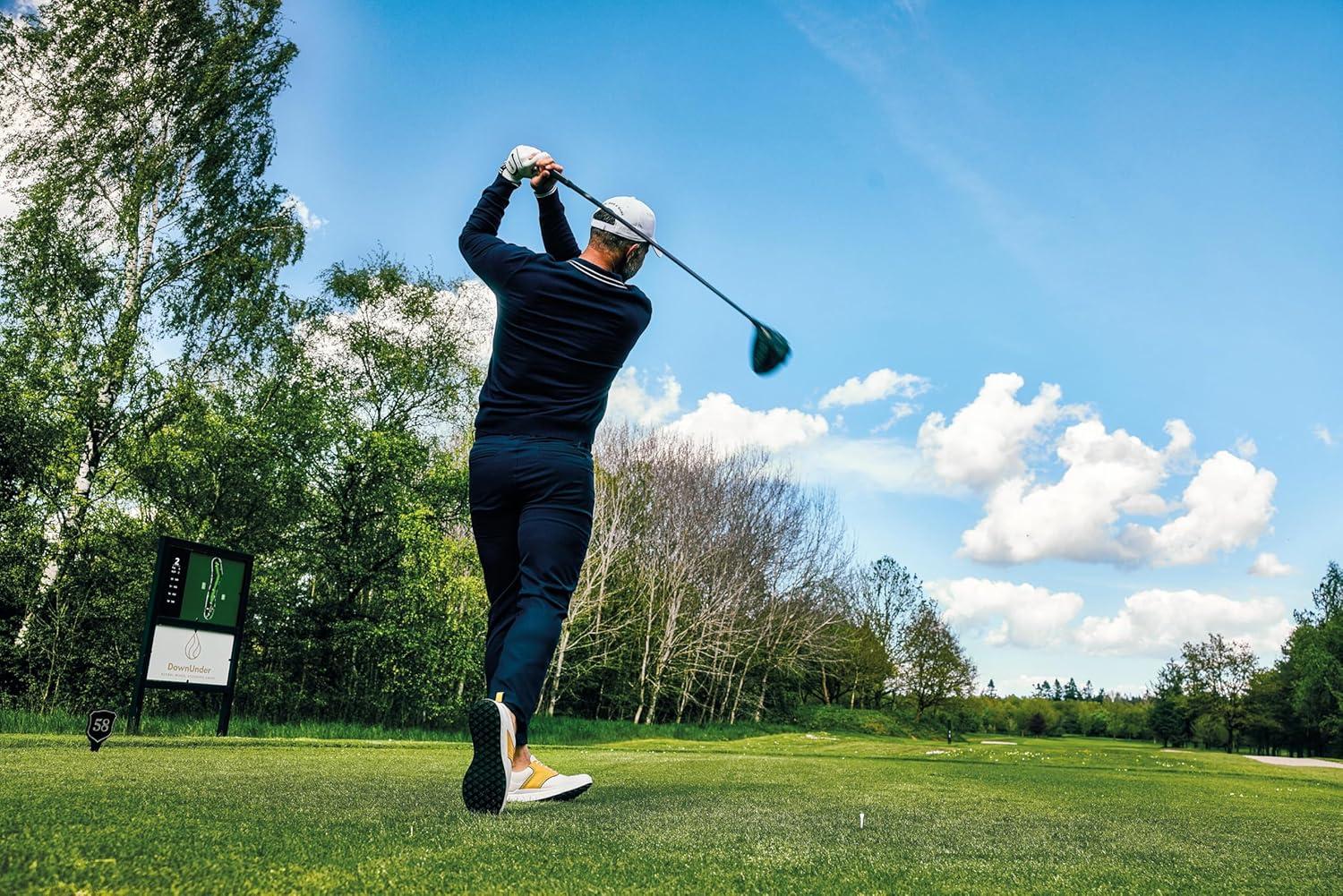 imageECCO Mens S Casual Saddle WaterproofWhiteSaffron