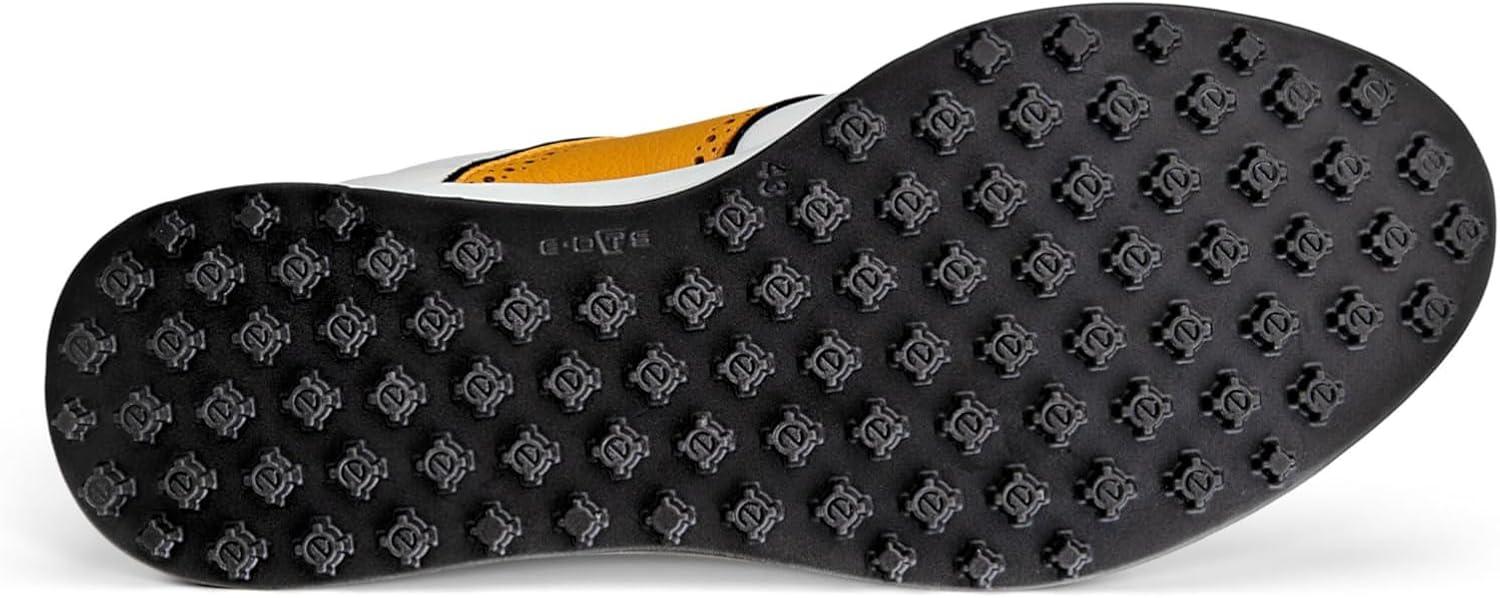 imageECCO Mens S Casual Saddle WaterproofWhiteSaffron
