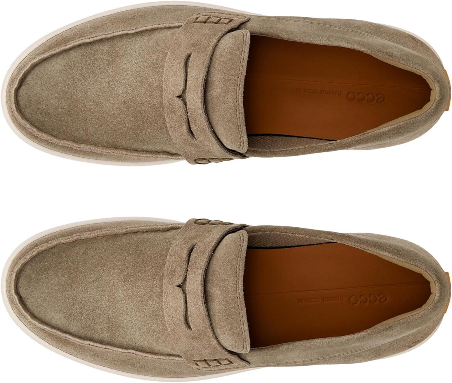 imageECCO Mens Soft 7 Penny LoaferNutmeg Brown Suede