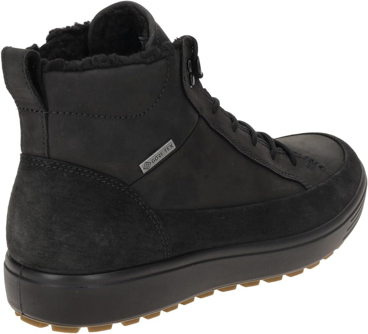 imageECCO Mens Soft 7 Tred Fashion BootBlack NubuckBlack
