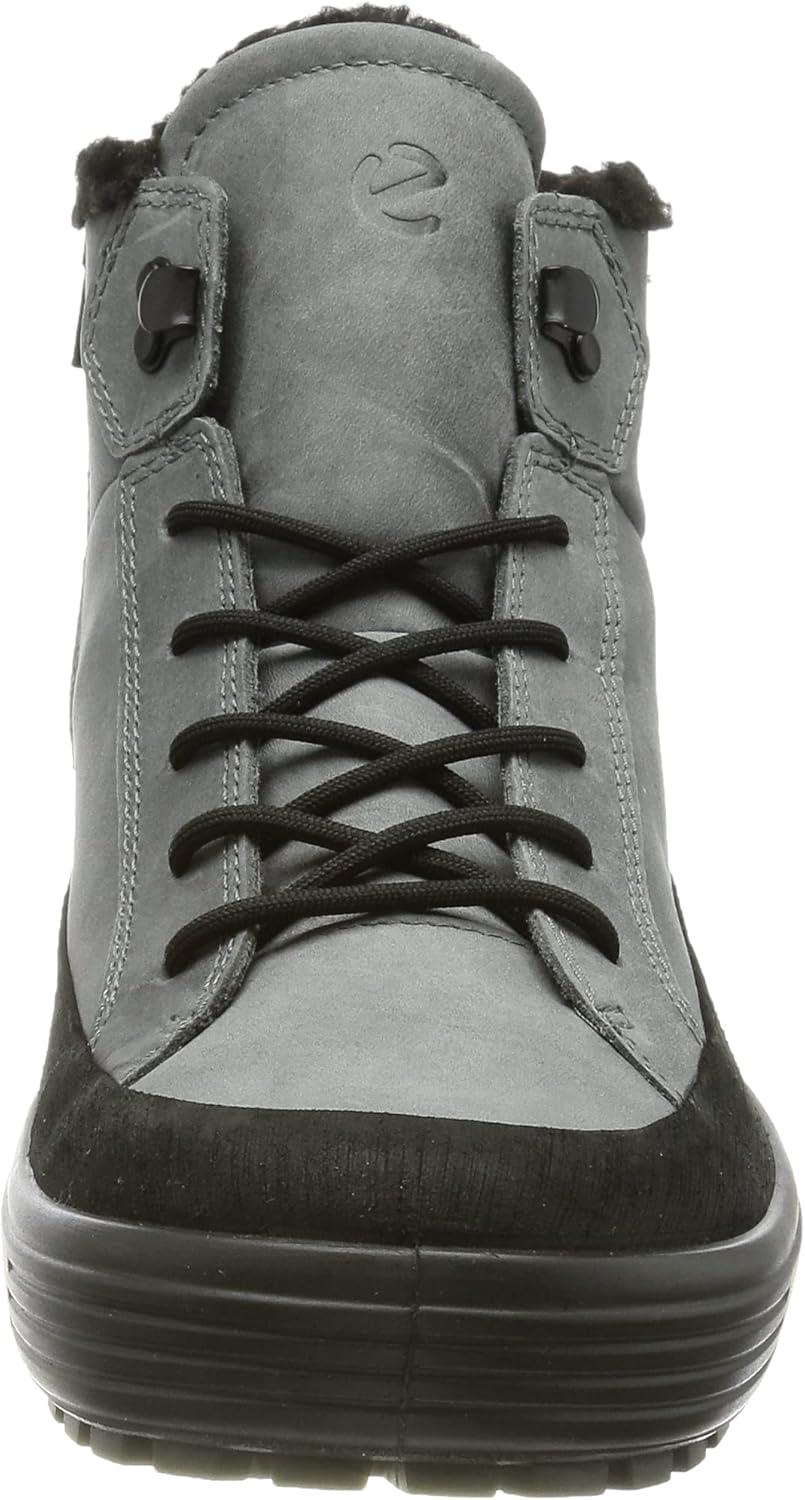 imageECCO Mens Soft 7 Tred Fashion BootBlackTitanium Nubuck