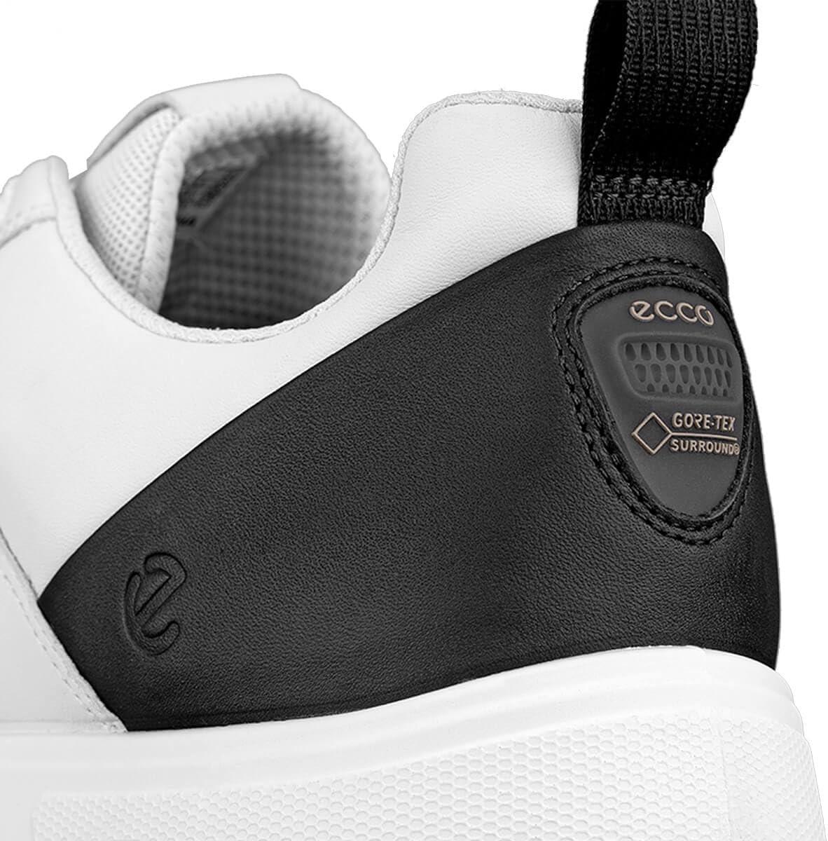 imageECCO Mens Street 720 Goretex WaterproofWhiteBlackGravel
