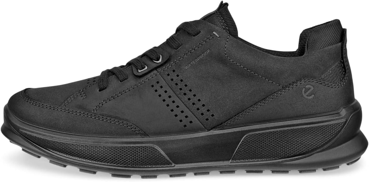 imageECCO Mens Walking Hiking ShoeBlackBlack Nubuck