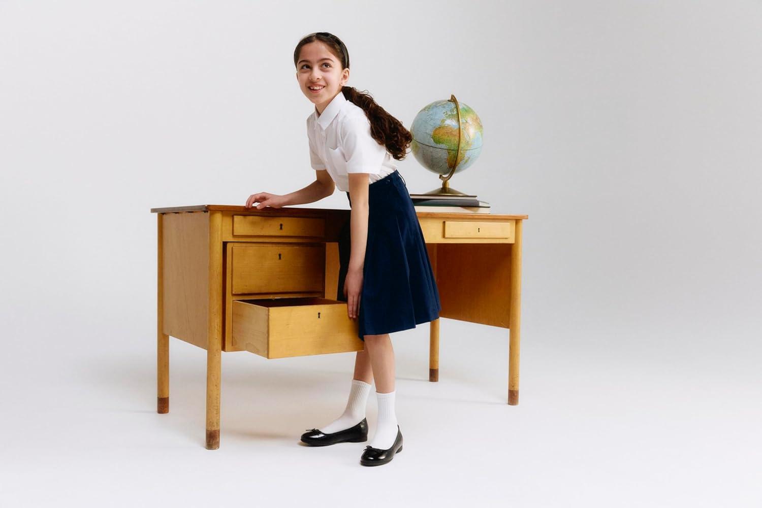 imageECCO UnisexChild Anine Slipon Dress Bow Ballet FlatBlack