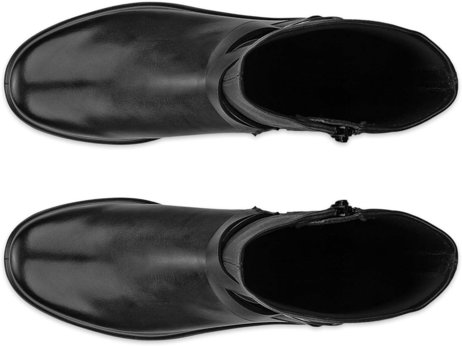 imageECCO Womens Amsterdam Buckle MidCut Ankle BootBlack