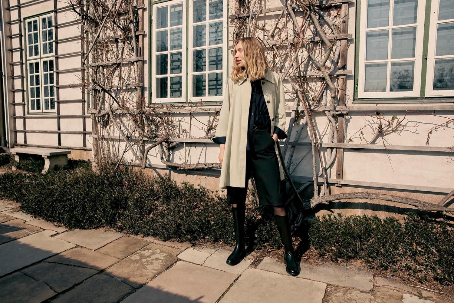 imageECCO Womens Amsterdam Stretch Tall Knee High BootBlack