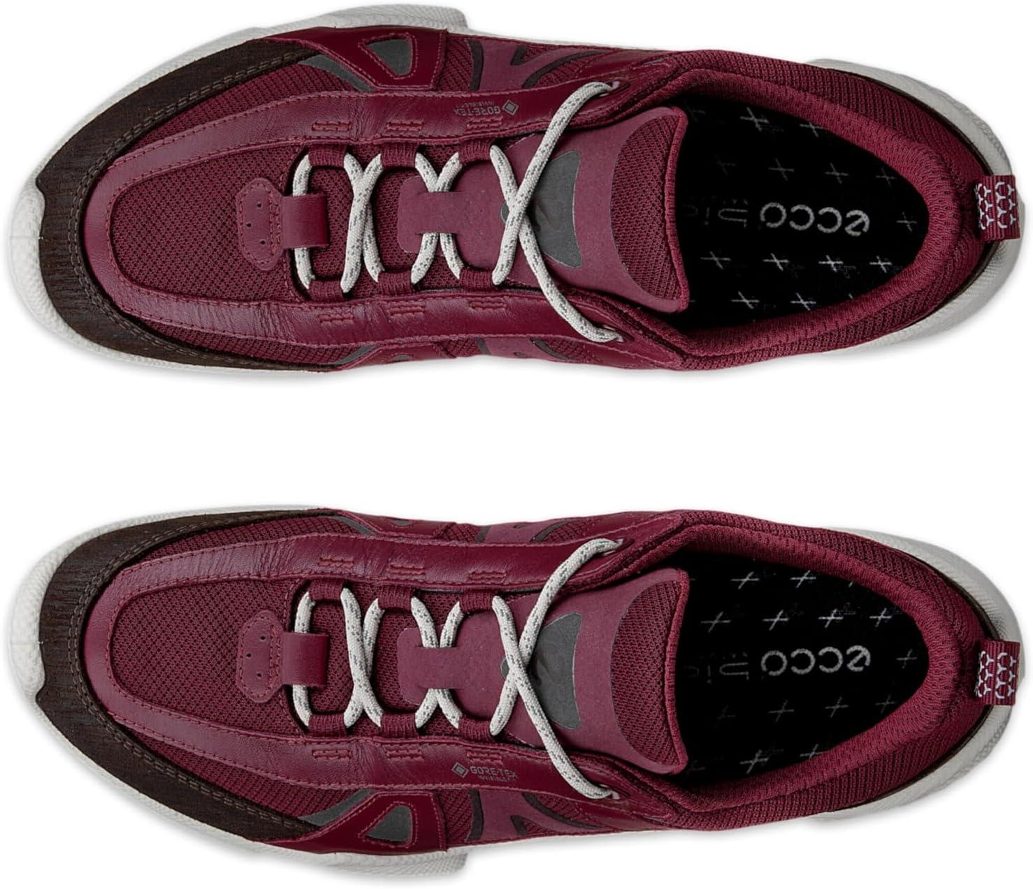 imageECCO Womens Biom CTrail Goretex WaterproofMochaDark RubyDark Ruby