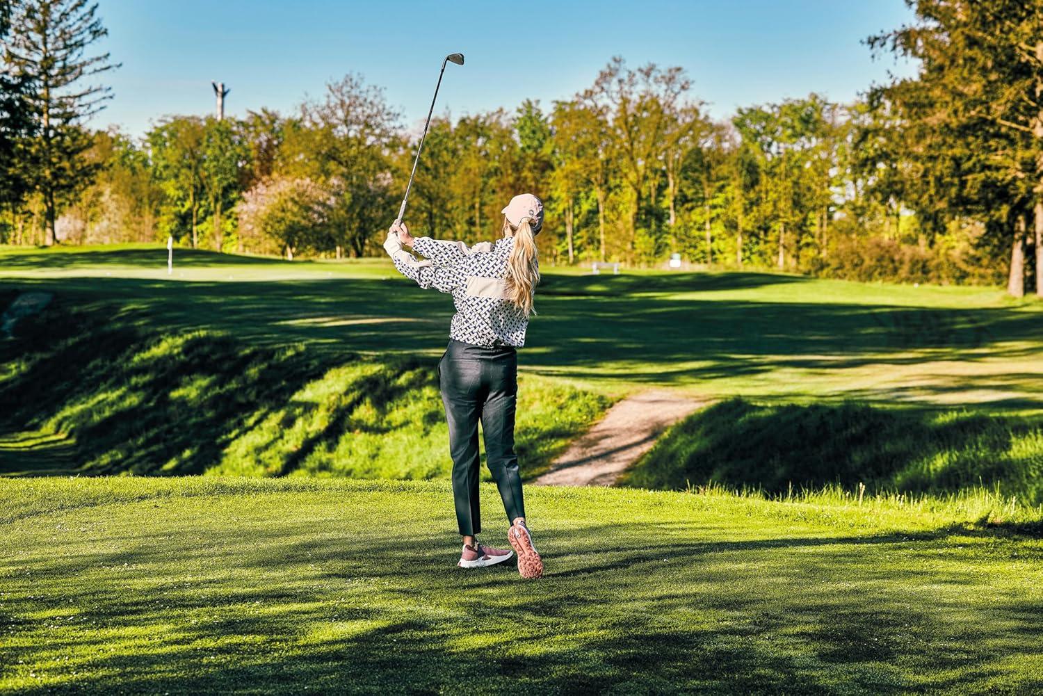 imageECCO Womens Biom Hybrid 5 Lace Waterproof Golf ShoeBlush