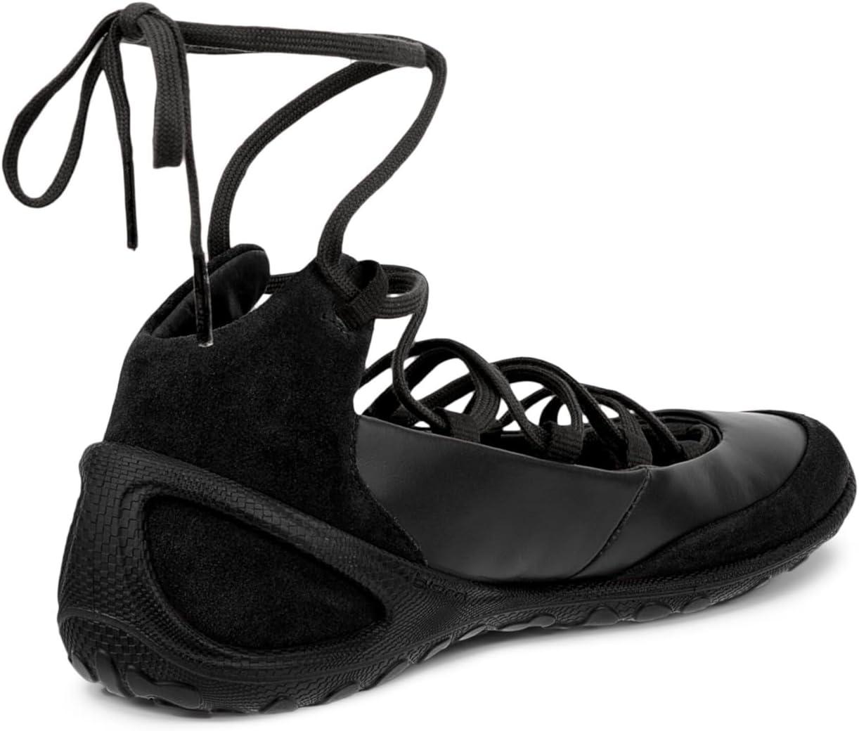 imageECCO Womens Biom Lite Ghillie Tie BallerinaBlack SuedeBlack