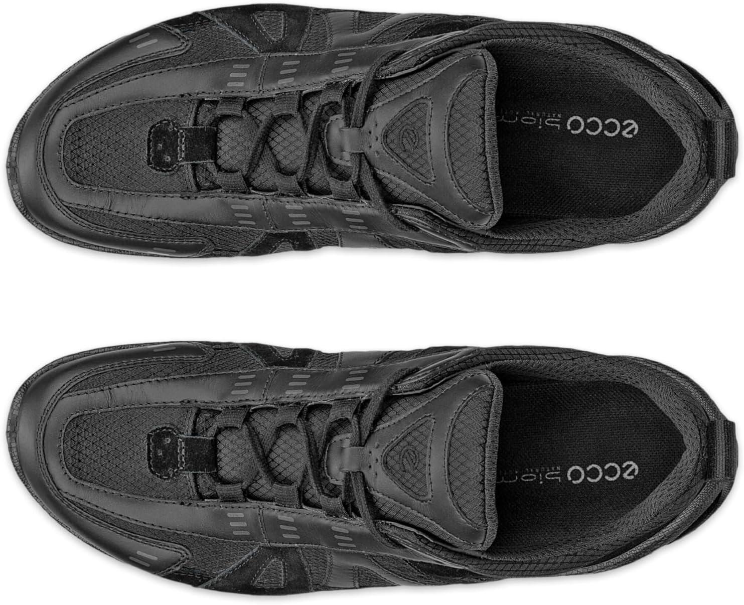 imageECCO Womens Biom Lite Lace Up Fashion SneakerBlackBlack Suede