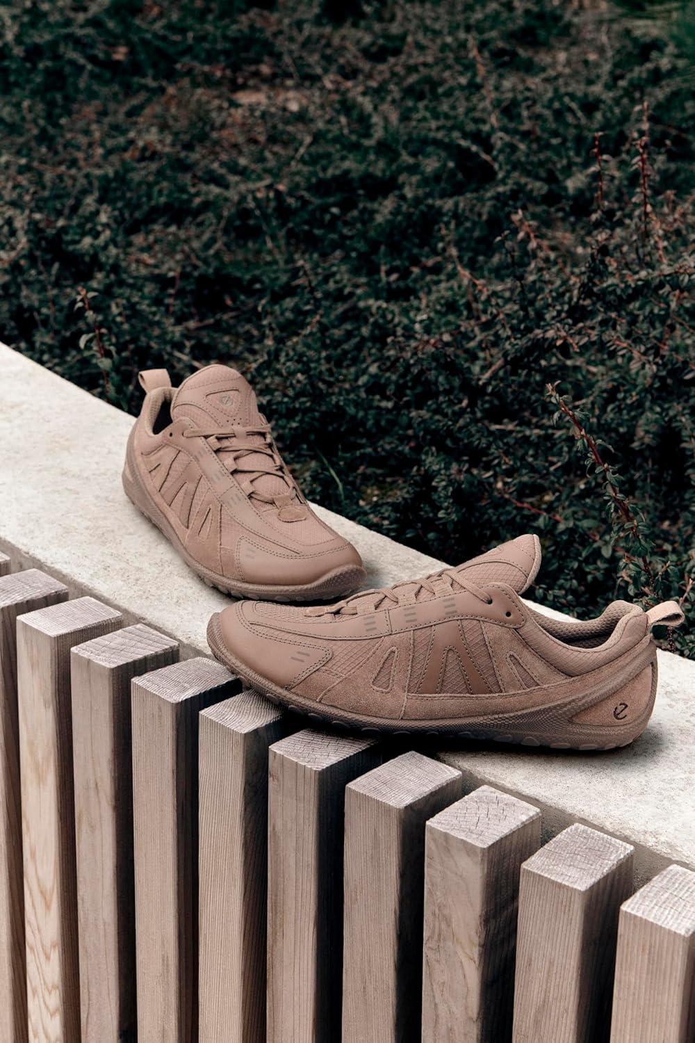 imageECCO Womens Biom Lite Lace Up Fashion SneakerTaupeTaupe Suede