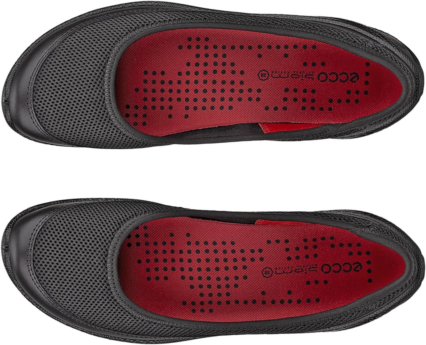 imageECCO Womens Biom Lite Slip on Ballerina SneakerBlackBlack