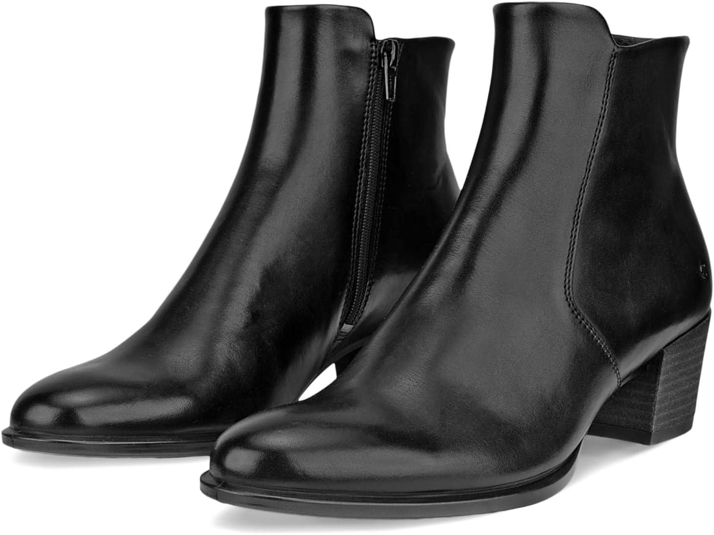 imageECCO Womens Dress Classic 35 Mm Zipper Low Cut Ankle BootBlack