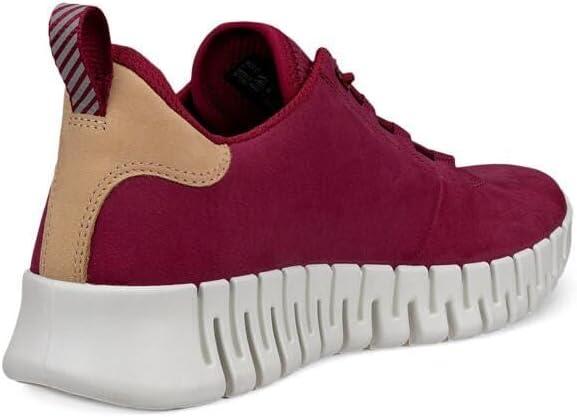 imageECCO Womens Gruuv SneakerRed PlumPowder