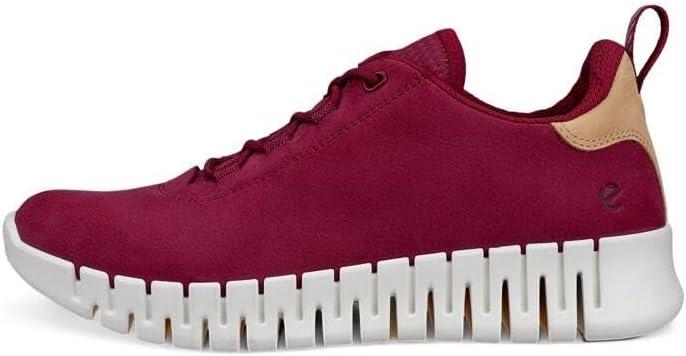 imageECCO Womens Gruuv SneakerRed PlumPowder