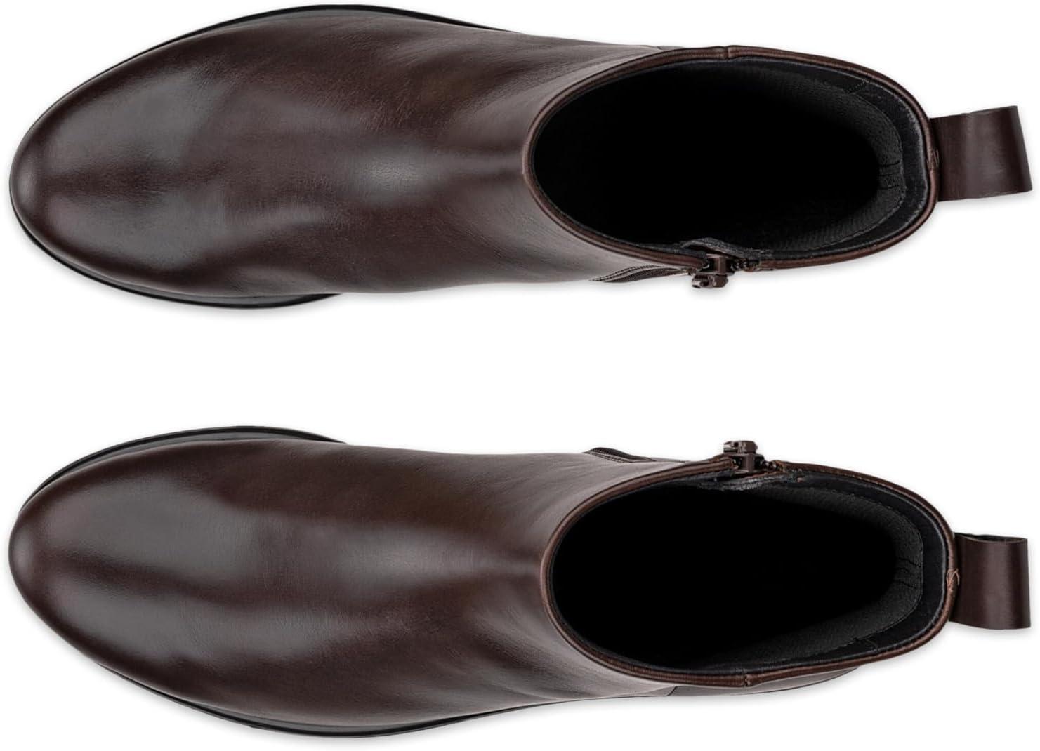 imageECCO Womens Modtray Plain Toe Zip Ankle BootPotting Soil