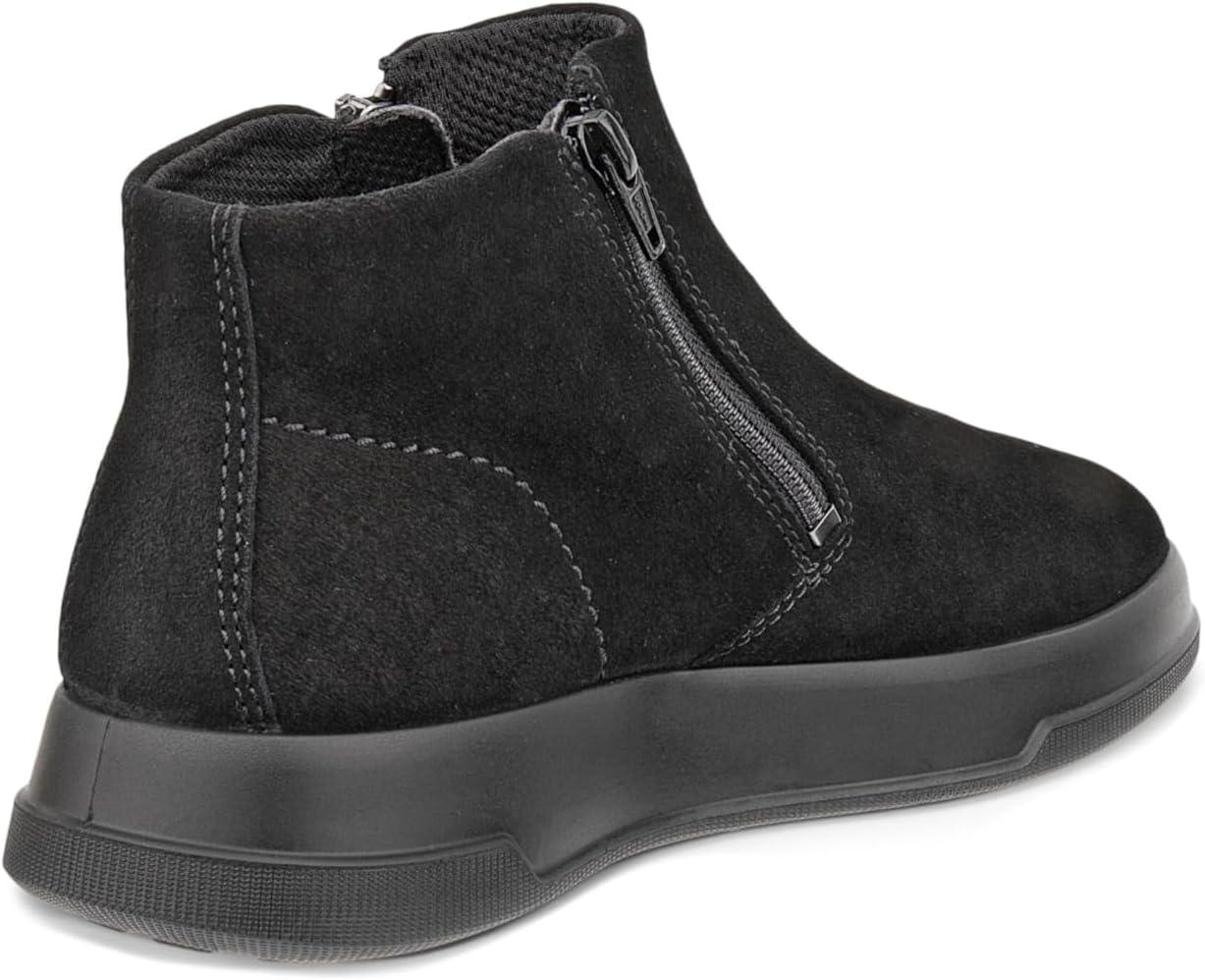 imageECCO Womens Move Zip Bootie Ankle BootBlack Suede