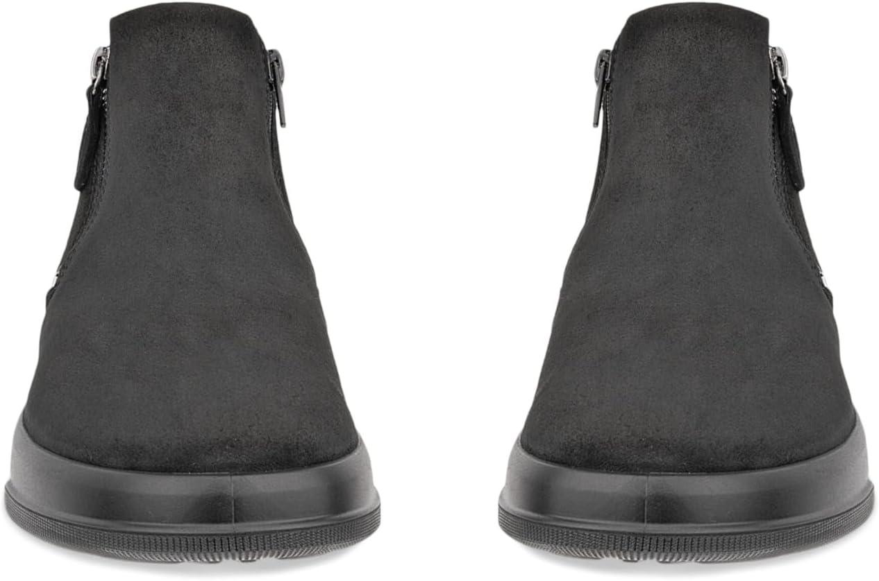 imageECCO Womens Move Zip Bootie Ankle BootBlack Suede